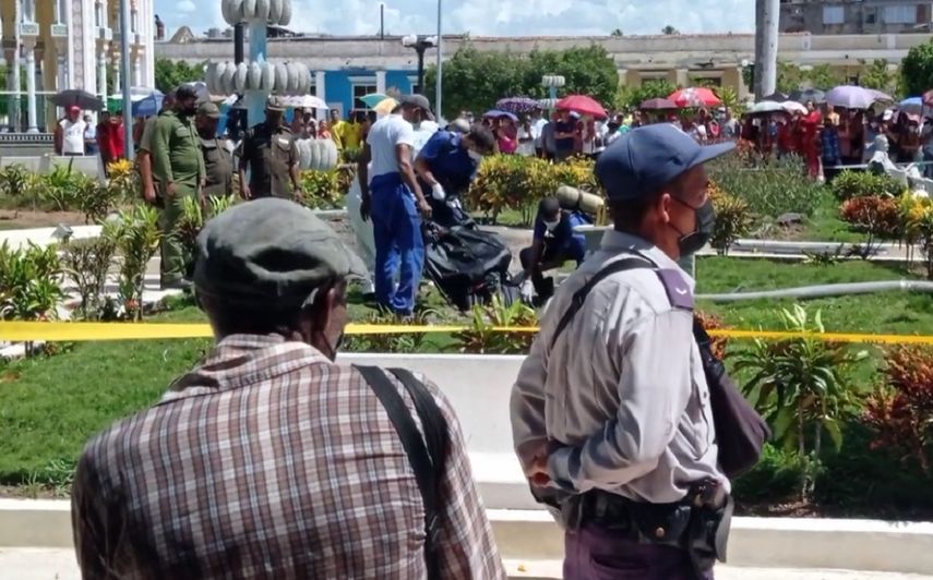 Extraen cadáver de una cisterna en parque del oriente cubano