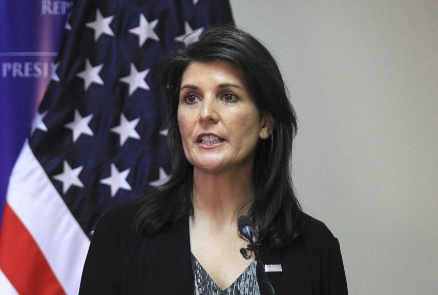 Nikki Haley, embajadora de Estados Unidos ante la ONU.