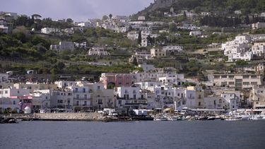 Vista de la isla de Capri, Italia.&nbsp;
