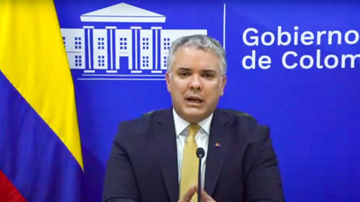 El presidente colombiano Iván Duque. El presidente colombiano Iván Duque.