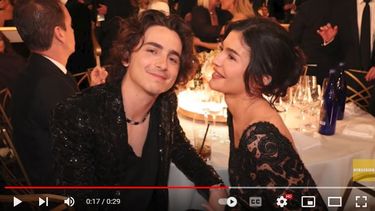 El actor Timotheé Chalamet y la empresaria Kylie Jenner.