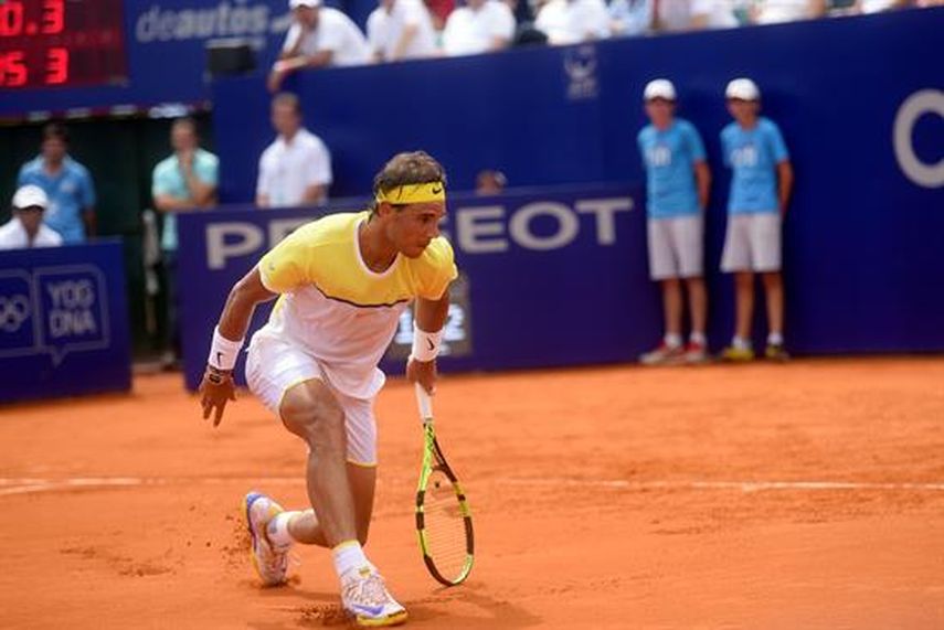 Nadal, número cinco en el ránking de la ATP, no pudo en Argentina. (EFE)