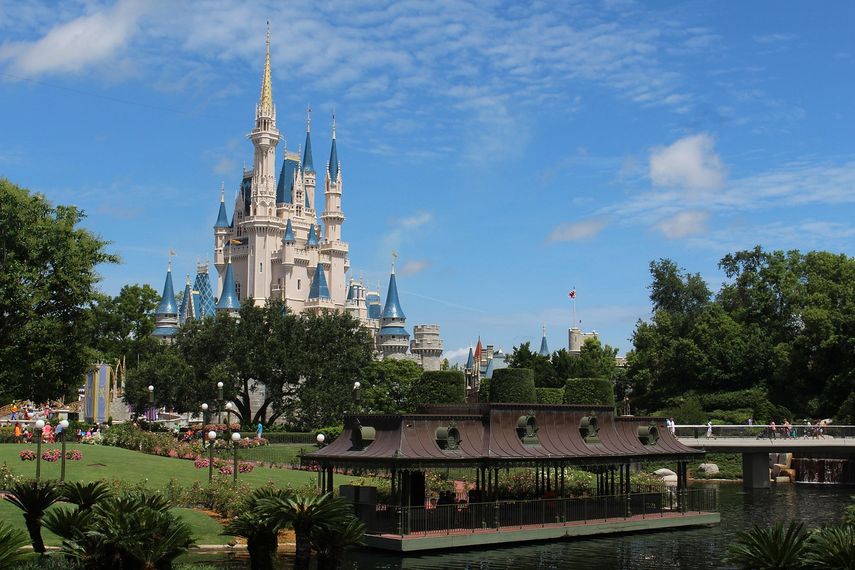Castillo de Cenicienta en el Parque Magic Kingdom de Walt Disney World en Orlando, Florida.
