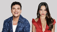 Los artistas Silvestre Dangond y Emilia.