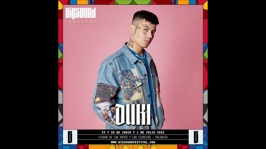 El argentino Duki. El Festival Urbana BigSound confirmó su actuación junto a otros latinos como Lali, Mora, Villano Antillano y Tainy.