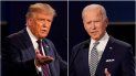 En esta combinación de fotografías de archivo del 29 de septiembre de 2020, a la izquierda el presidente Donald Trump, y su contrincante demócrata, el exvicepresidente Joe Biden, durante su primer debate presidencial en la Universidad Case Westernd y Clínica Cleveland en Cleveland, Ohio. En esta combinación de fotografías de archivo del 29 de septiembre de 2020, a la izquierda el presidente Donald Trump, y su contrincante demócrata, el exvicepresidente Joe Biden, durante su primer debate presidencial en la Universidad Case Westernd y Clínica Cleveland en Cleveland, Ohio.