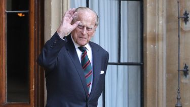 En esta foto de archivo tomada el 22 de julio de 2020, el príncipe Felipe de Gran Bretaña, duque de Edimburgo, participa en el traslado del coronel en jefe de The Rifles en el castillo de Windsor en Windsor.&nbsp; &nbsp;