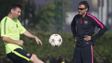 Según Luis Enrique, Messi está recuperado de la inflamación en su pie. (EFE)