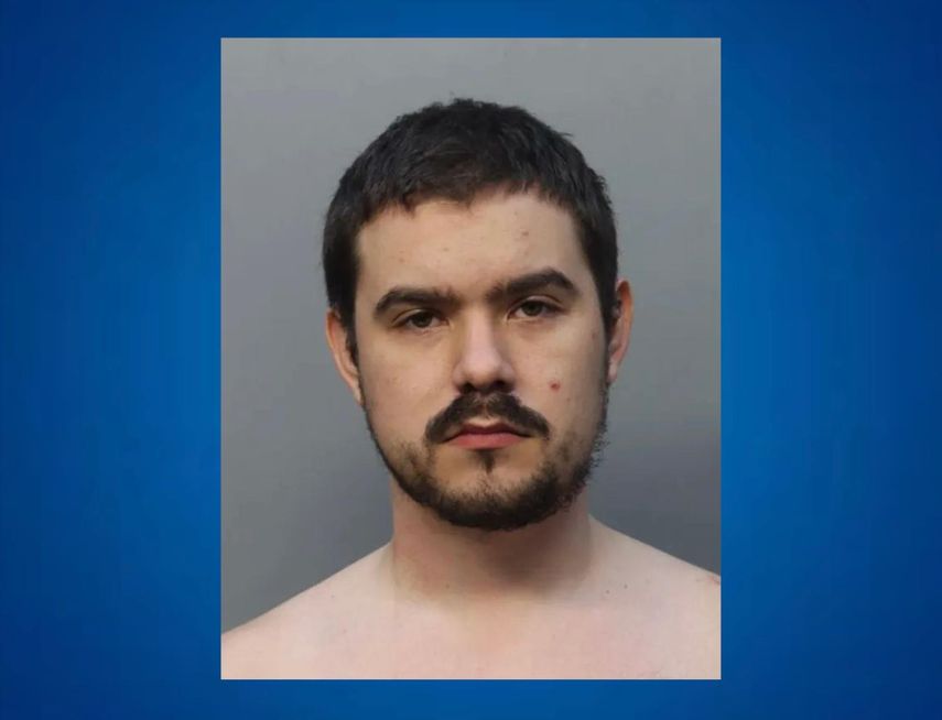 Cristian Barata, de 25 años acusado de posesión de pornografia infantil.