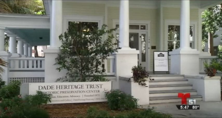 La casa fue construida hace 111 años y funcionó como la primera oficina médica de Miami