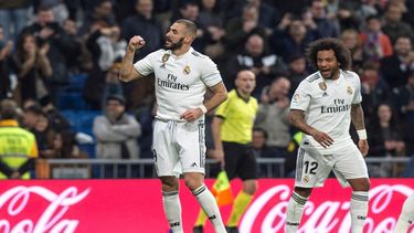El ariete galo deja un ambiente de esperanza en Madrid para cuando se reanude LaLiga en 2019.