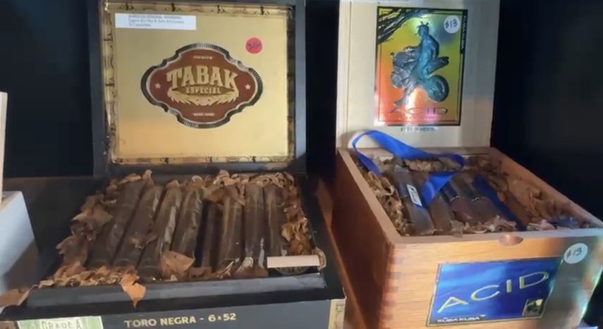 Variedades de tabacos ofertados.