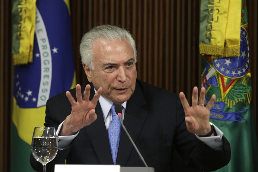 El presidente brasileño ya había sido investigado el año pasado por unas alegadas irregularidades en torno al grupo cárnico JBS