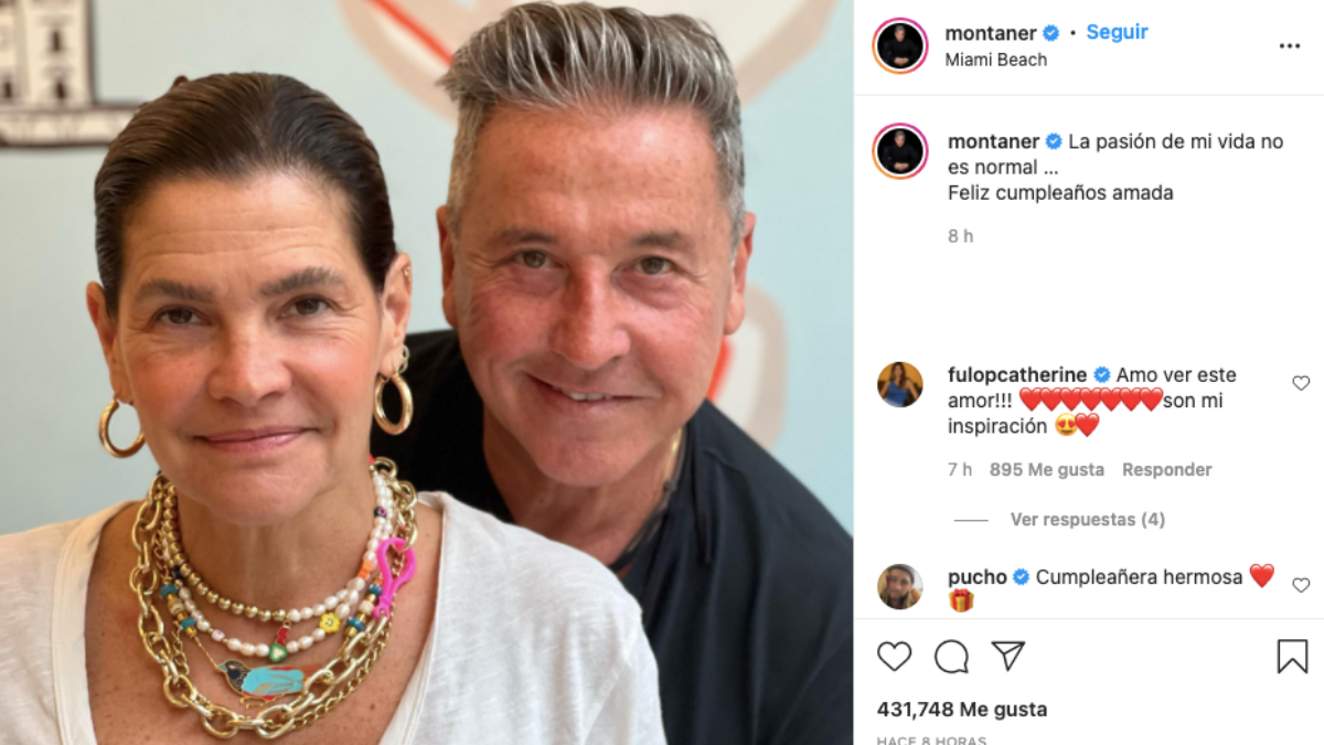 Ricardo Montaner y su esposa Marlene Ricardo Montaner y su esposa Marlene