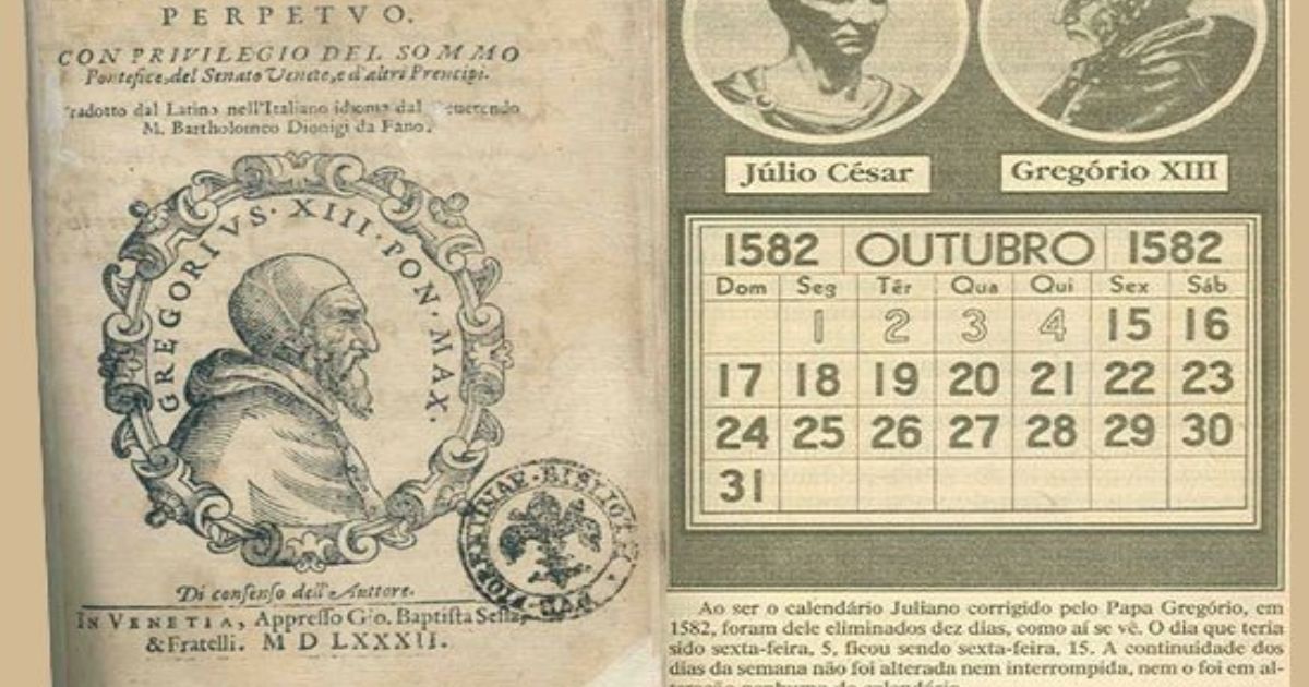 ¿Por qué dura 10 días la noche del 4 de octubre de 1582?