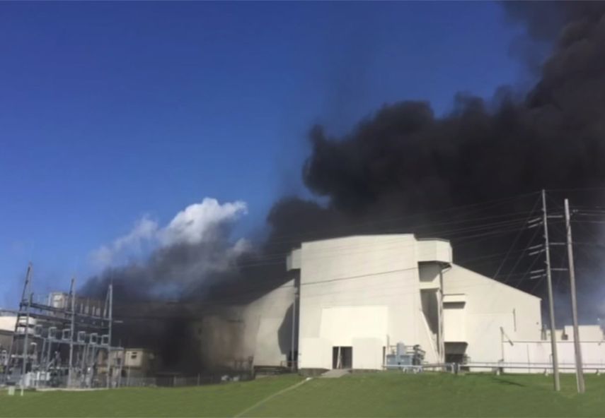 Vista parcial del incidente