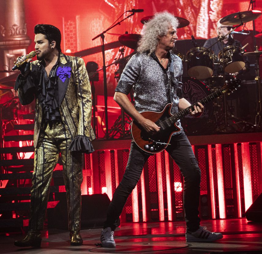 Queen + Adam Lambert en concierto en el&nbsp;Xfinity Center, en&nbsp;Mansfield,&nbsp;Massachusetts.&nbsp;
