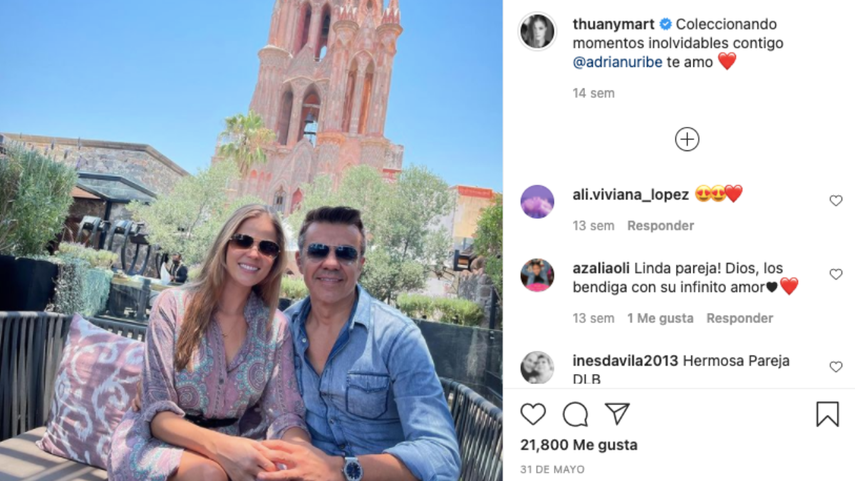 Thuany Martins y Adrián Uribe