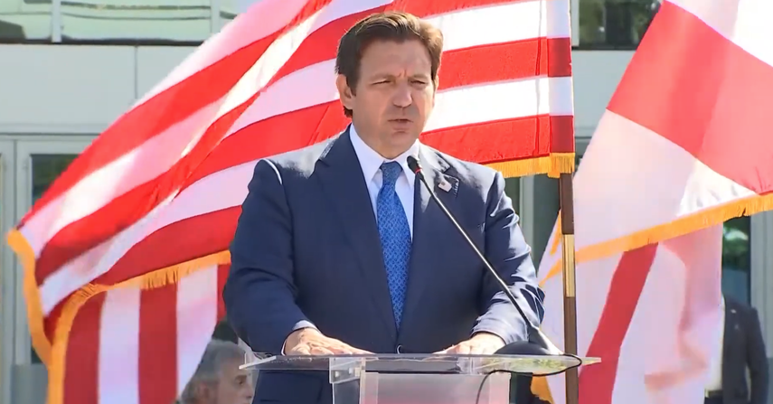 Ron DeSantis, gobernador de Florida. Ron DeSantis, gobernador de Florida. 