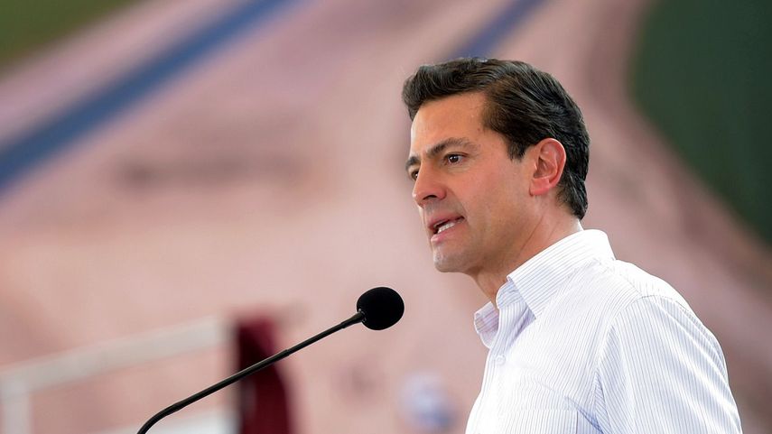 Fotografía cedida por la Presidencia de México, del presidente Enrique&nbsp;Peña&nbsp;Nieto&nbsp;durante un evento público.