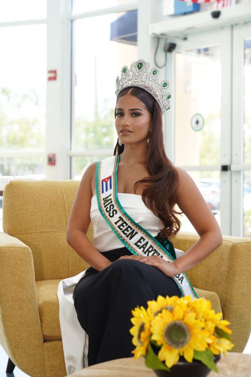 Leah Reyes Amores, Miss Teen Earth Cuba 2025 y Miss Teen Earth 2025.&nbsp;