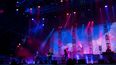 En esta foto de archivo tomada el 30 de junio de 2019, la banda británica The Cure se presenta en el Festival de Música y Artes Escénicas de Glastonbury en Worthy Farm cerca del pueblo de Pilton en Somerset, suroeste de Inglaterra.&nbsp;