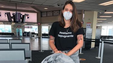 La periodista cubana Karla María Pérez en Panamá.&nbsp;