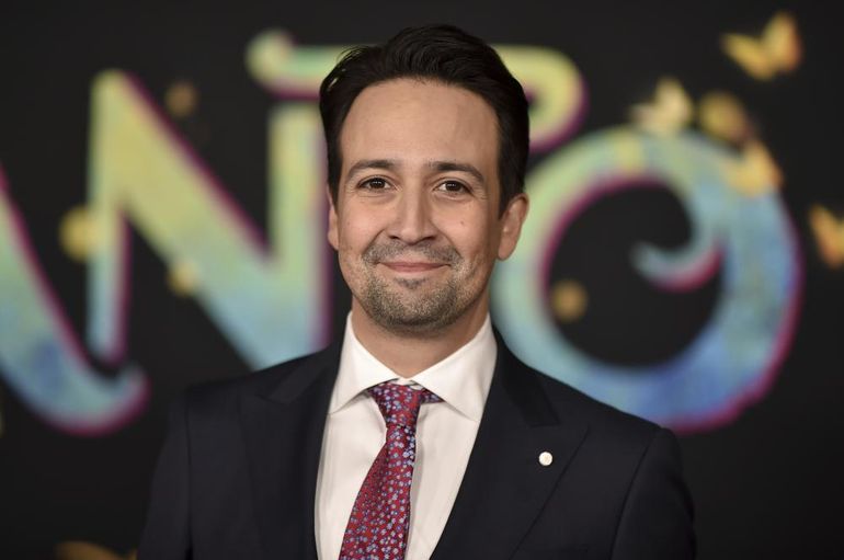 Lin-Manuel Miranda llega al estreno de 