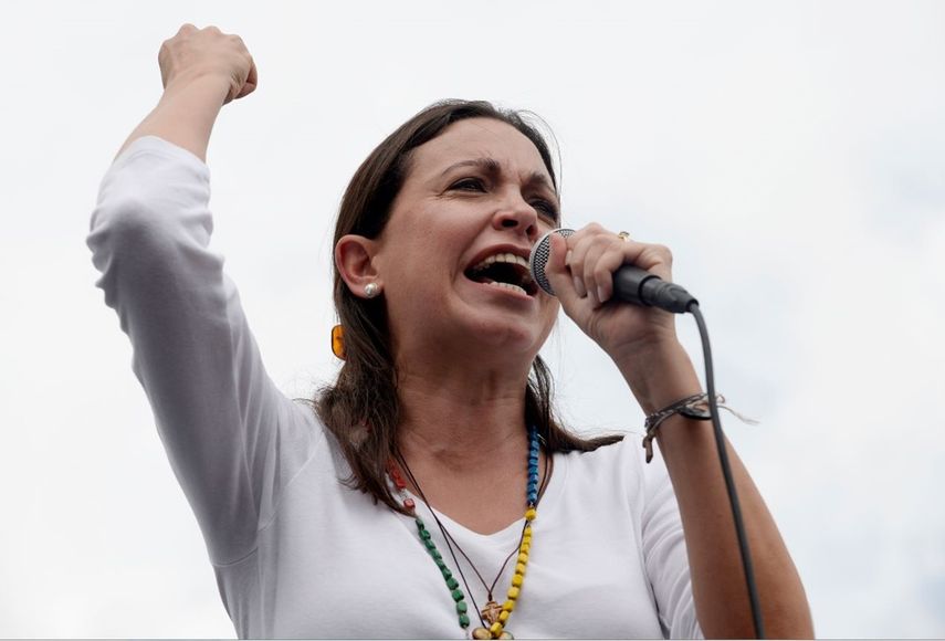 María Corina Machado, líder de la oposición venezolana&nbsp;