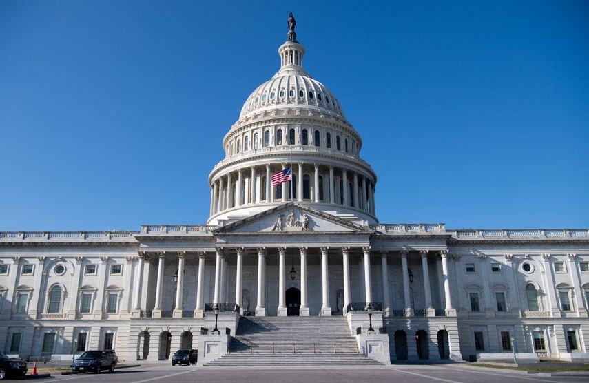 Imagen del Capitolio en Washington, la sede del Congreso de EEUU.