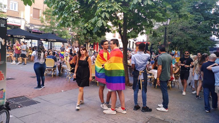 Fiestas del Orgullo de Madrid 2022, en el barrio Chueca.