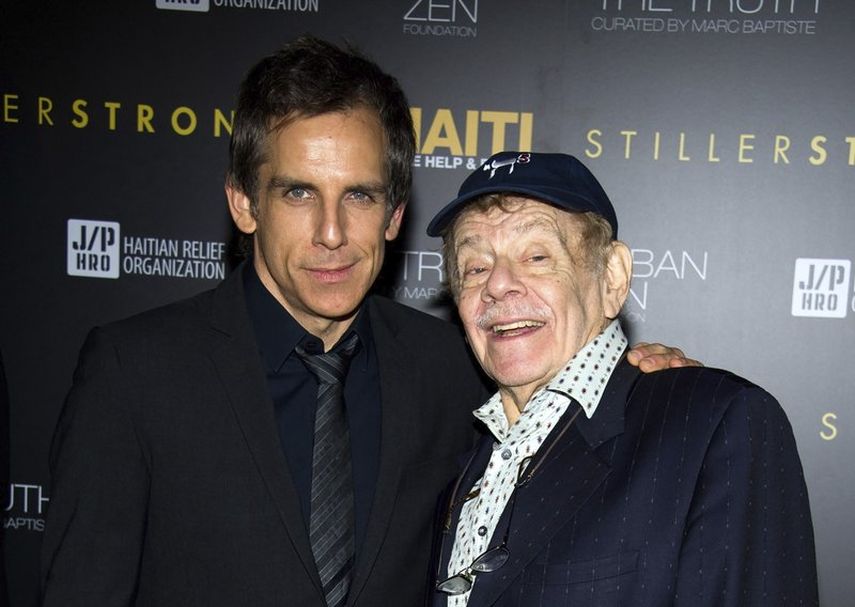 Foto del 11 de febrero de 2011. Ben Stiller y su padre Jerry Stiller en un evento en Nueva York.&nbsp;