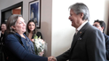 El presidente de Ecuador, Guillermo Lasso, junto a la subsecretaria de Estado para Asuntos Políticos, Victoria Nuland