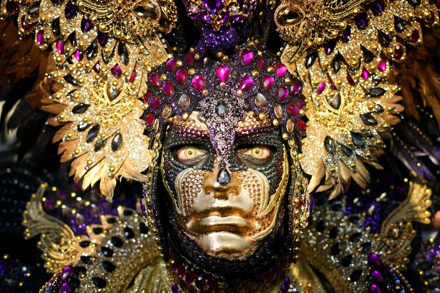 Los enmascarados son la atracci&oacute;n principal del Carnaval de Venecia.&nbsp;