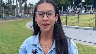 La periodista Nakary Ramos Mena.