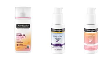 Línea de protectores solares de Neutrogena.