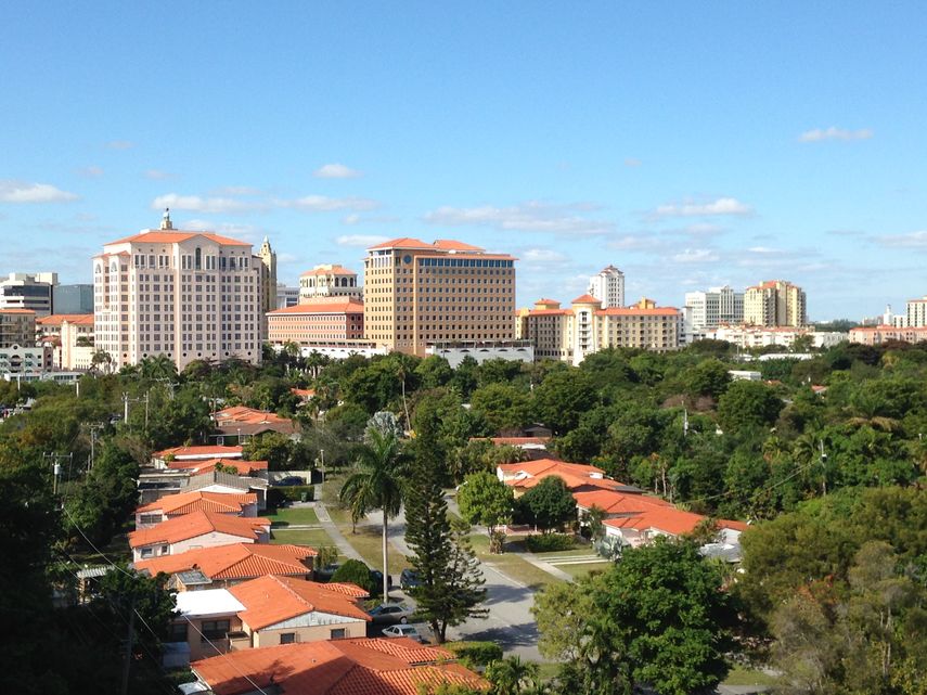 Vista parcial del área metropolitana de Miami-Dade.