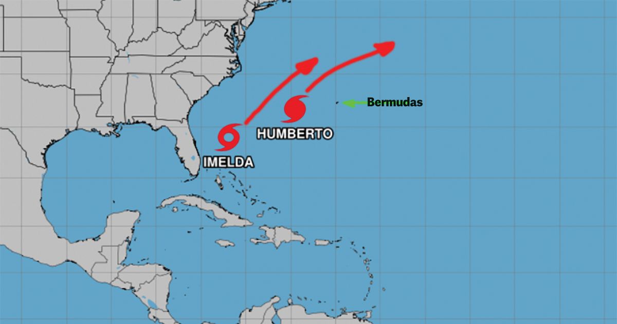 Huracán Imelda se aleja de Bahamas y Florida