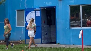 Electores en Miami Beach.