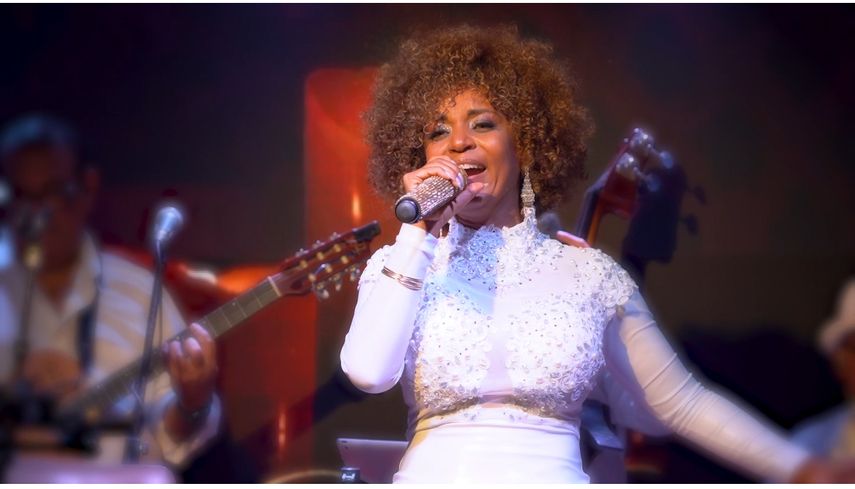 La cantante Yordamis Megret.&nbsp;