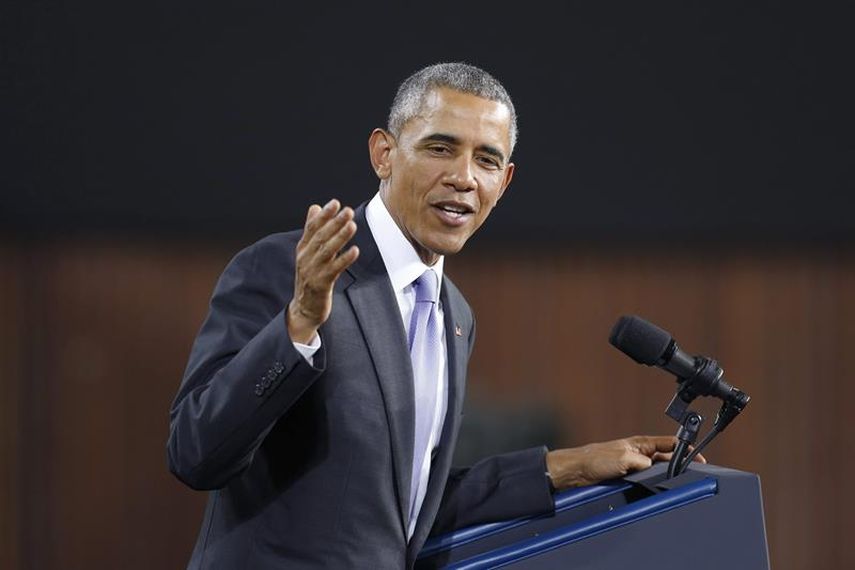 El presidente estadounidense calificó de ridículos los comentarios en los que el candidato republicano a la Presidencia Mike Huckabee calificaba de idiota el acuerdo de Irán.(EFE)