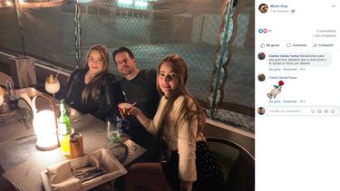 Mail&eacute;n D&iacute;az Almaguer (der.), la &uacute;nica sobreviviente del accidente a&eacute;reo del mayo de 2018 en La Habana, disfruta de una de sus primeras salidas junto a su hermana Mailin y su cu&ntilde;ado.