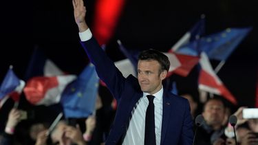 El presidente Emmanuel Macro ganó las elecciones en Francia para un segundo mandato presidencial.