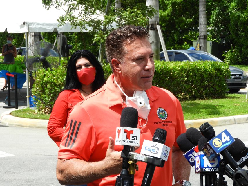 Carlos Hern&aacute;ndez, alcalde de Hialeah.&nbsp;