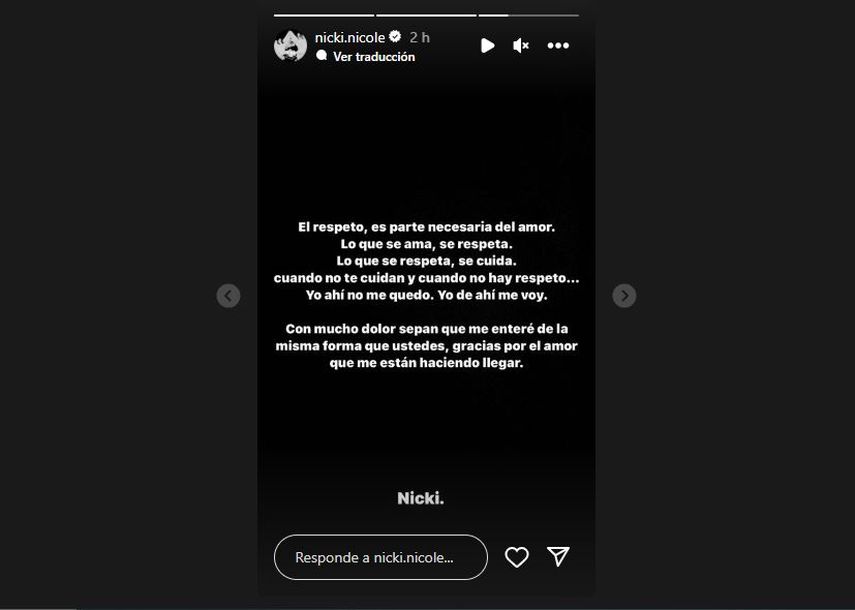 La rapera Nicki Nicole se pronuncia tras video de Peso Pluma con otra mujer.