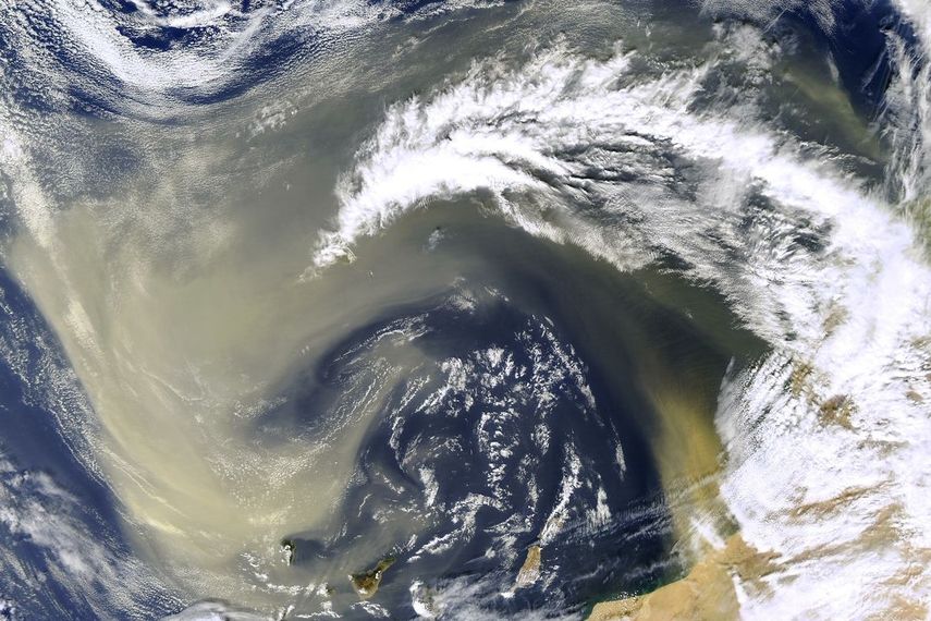 Imagen de la NASA sobre el desierto del S&aacute;hara.