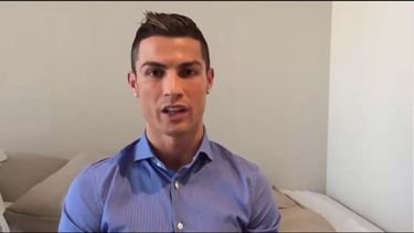 Ronaldo envió un mensaje a través de las redes sociales para crear conciencia sobre el conflicto que se vive en Siria.