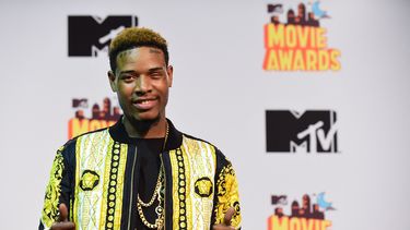 En esta foto de archivo tomada el 12 de abril de 2015, el rapero estadounidense Fetty Wap posa en la sala de prensa durante los MTV Movie Awards 2015 en Los Angeles, California.