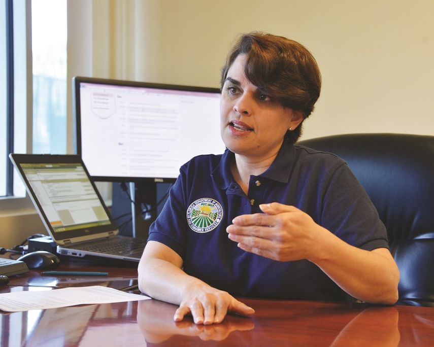 Ivonne Pérez-Suárez, portavoz del Departamento de Agricultura y Protección al consumidor de Florida. (Giselle Santalucci)