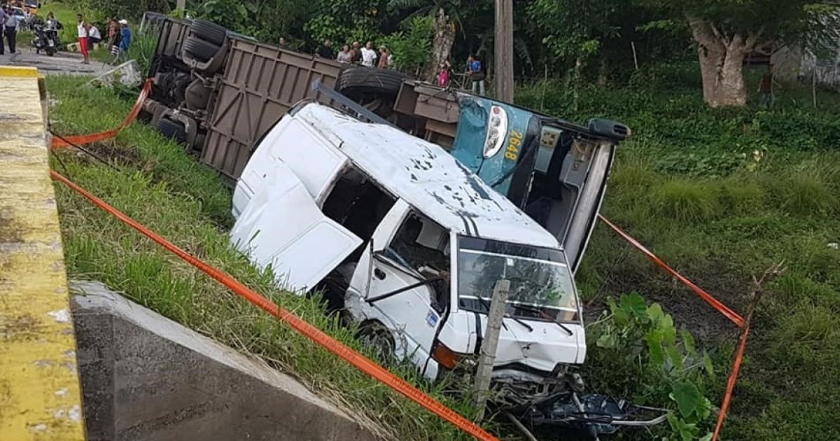 Un accidente de tránsito en Cuba deja un fallecido y 47 heridos